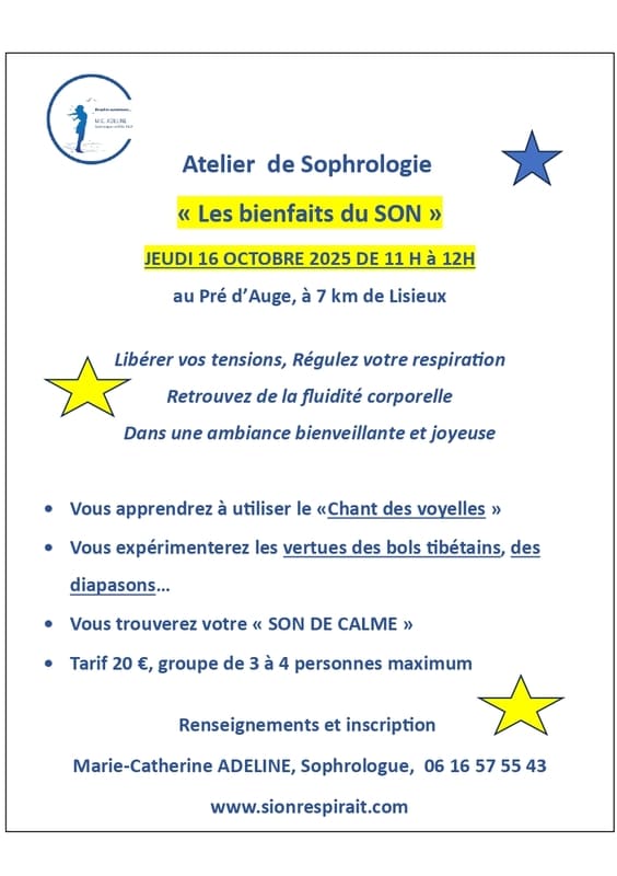 programme de la séance détente par le son 